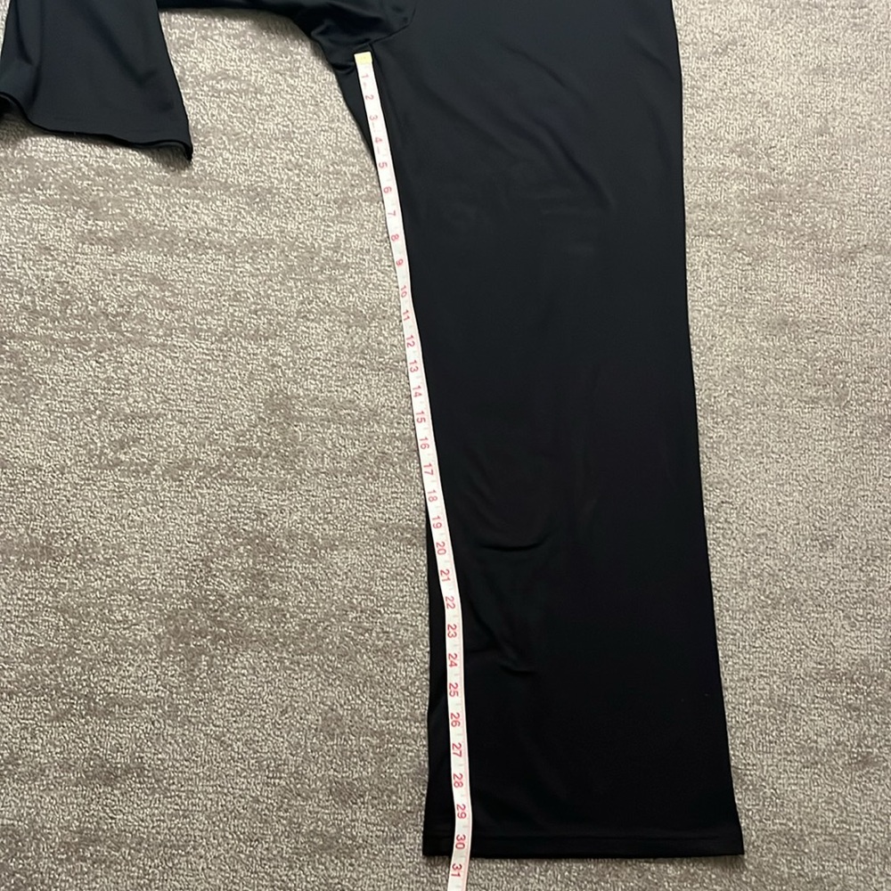 Quince Flow Knit Wide Leg Black Pant Size L - Picture 4 of 9